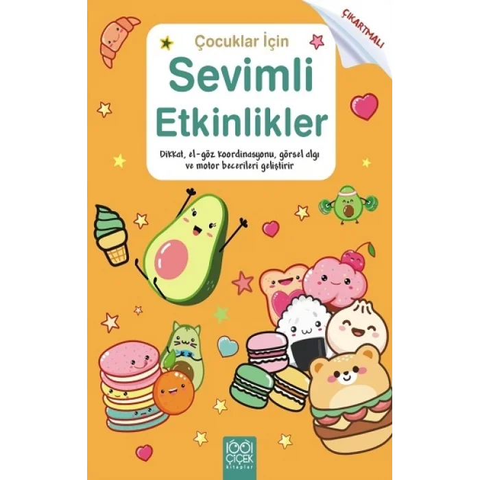 Çocuklar İçin Sevimli Etkinlikler (Çıkartmalı)