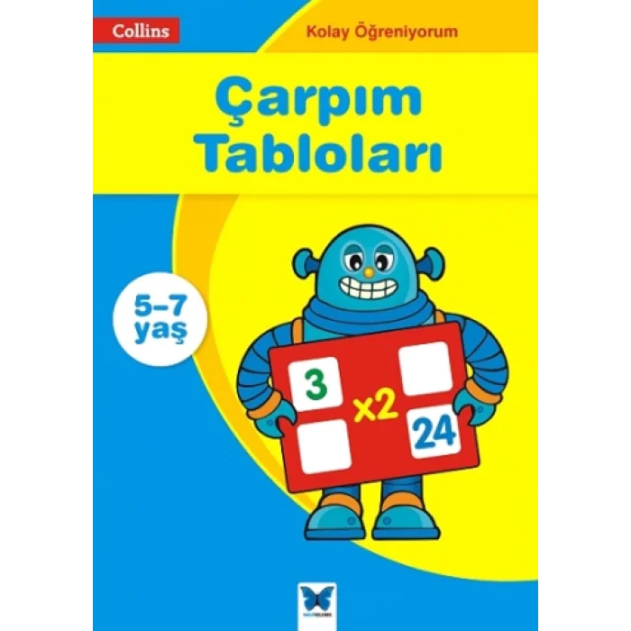 Collins Kolay Öğreniyorum Serisi - Çarpım Tabloları (5-7 Yaş)