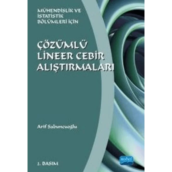 Lineer Cebir - Mühendislik ve İstatistik Bölümleri İçin