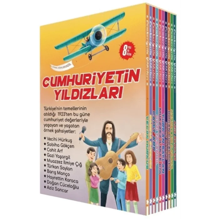 Cumhuriyetin Yıldızları Seti - 10 Kitap Takım - Kutulu