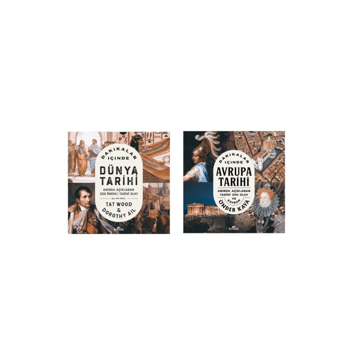 Dakikalar Içinde Dünya Tarihi + Dakikalar Içinde Avrupa Tarihi- 2 Kitap Set - Iş Bankası Özel Set