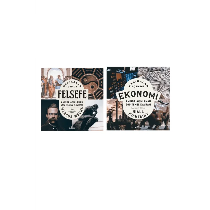 Dakikalar Içinde Felsefe + Dakikalar Içinde Ekonomi- 2 Kitap Set - Iş Bankası Özel Set Dakikalar Içi
