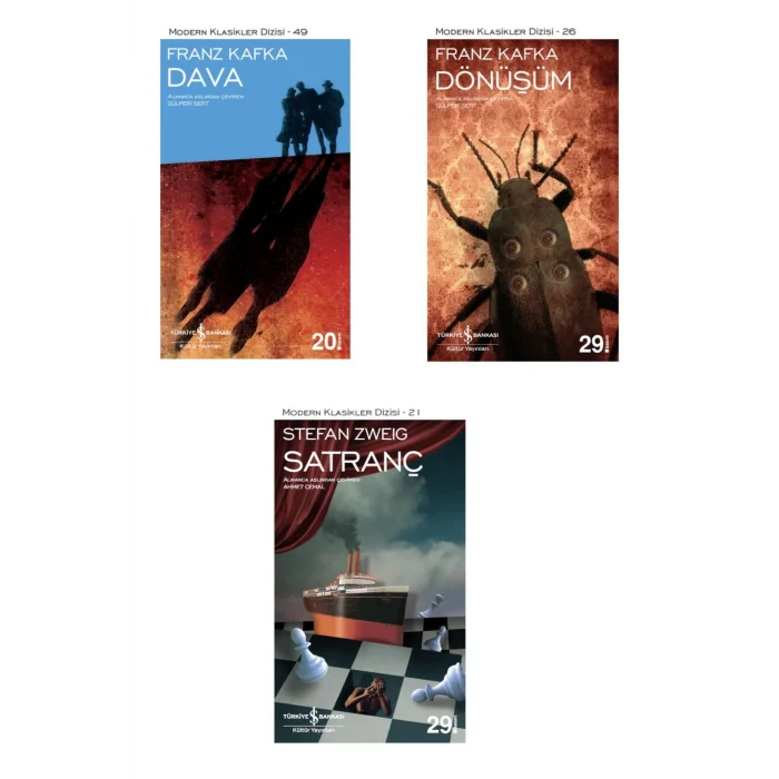 Dava + Dönüşüm + Satranç- 3 Kitap Set - Iş Bankası Özel Set Dava Kitabı