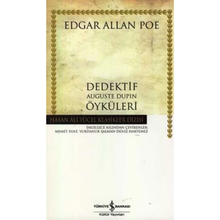 Dedektif Auguste Dupin Öyküleri