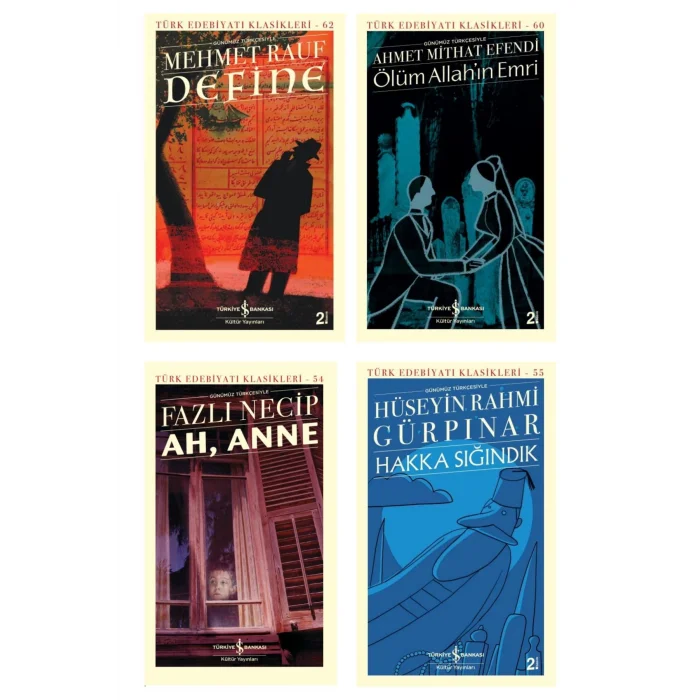 Define + Ah, Anne + Ölüm Allahın Emri + Hakka Sığındık- 4 Kitap Set - Iş Bankası Özel Set