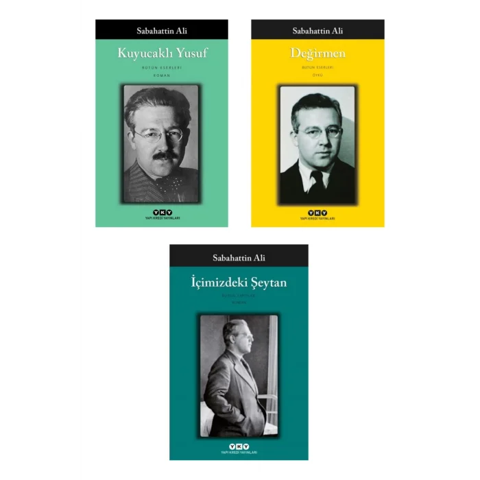 Değirmen + Içimizdeki Şeytan + Kuyucaklı Yusuf- 3 Kitap Set - Iş Bankası Özel Set Değirmen Kitabı