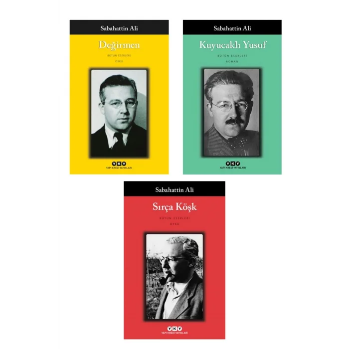 Değirmen + Kuyucaklı Yusuf + Sırça Köşk- 3 Kitap Set - Iş Bankası Özel Set Değirmen Kitabı