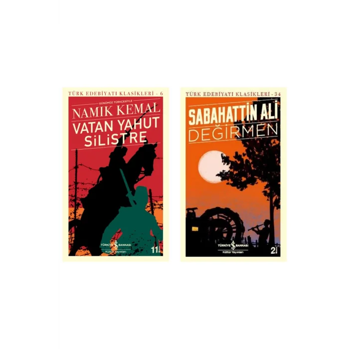 Değirmen + Vatan Yahut Silistre (günümüz Türkçesiyle)- 2 Kitap Set - Iş Bankası Özel Set Değirmen Ki