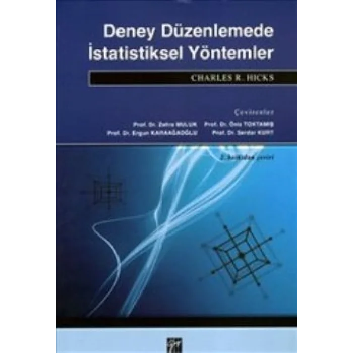 Deney Düzenlemede İstatiksel Yöntemler