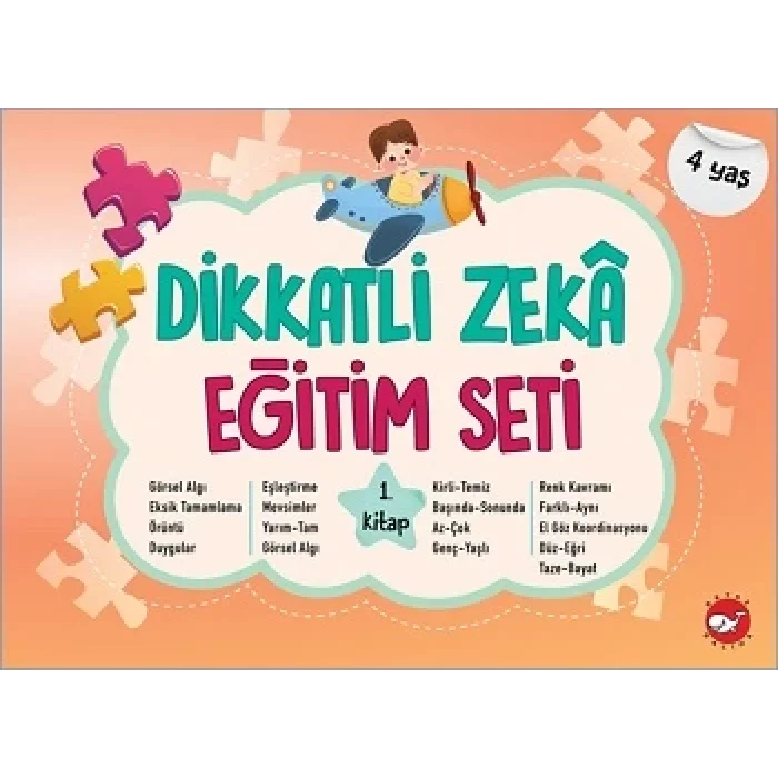 Dikkatli Zeka Eğitim Seti 1. Kitap (4 Yaş)