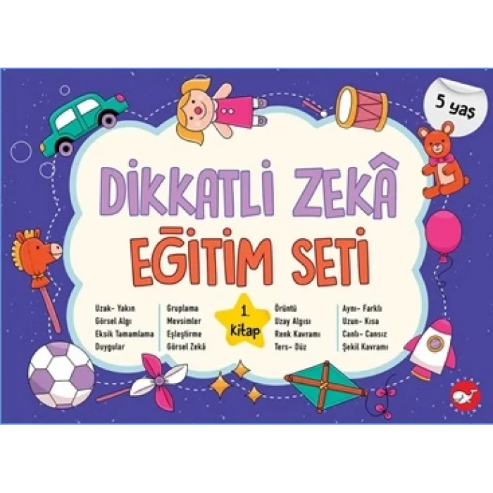 Dikkatli Zeka Eğitim Seti 1. Kitap (5 Yaş)