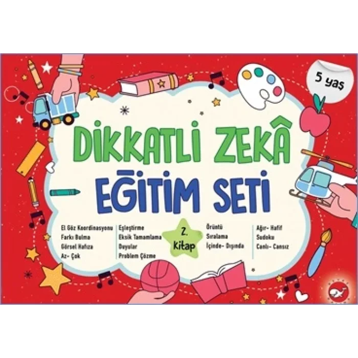 Dikkatli Zeka Eğitim Seti 2. Kitap (5 Yaş)