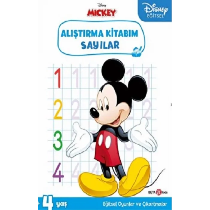 Disney Eğitsel Çıkartmalı Mickey Alıştırma Kitabım Sayılar