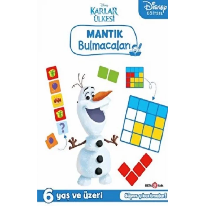 Disney Eğitsel Karlar Ülkesi Çıkartmalı Mantık Bulmacaları