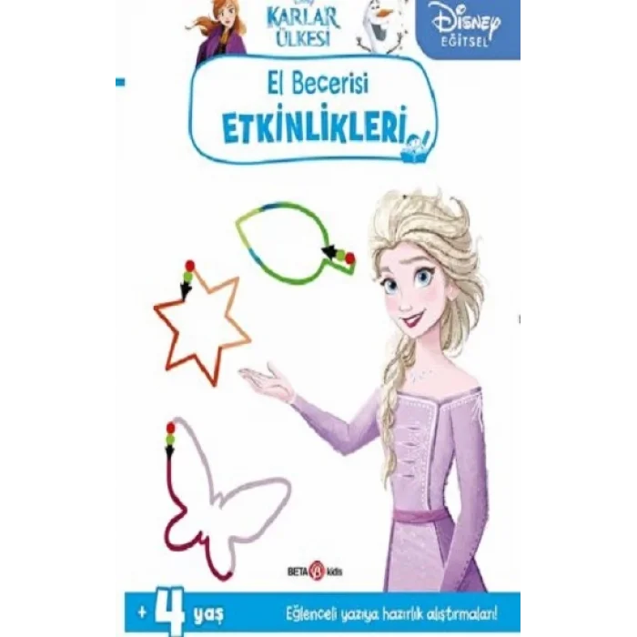 Disney Eğitsel Karlar Ülkesi El Becerisi Etkinlikleri Yazıya Hazırlık