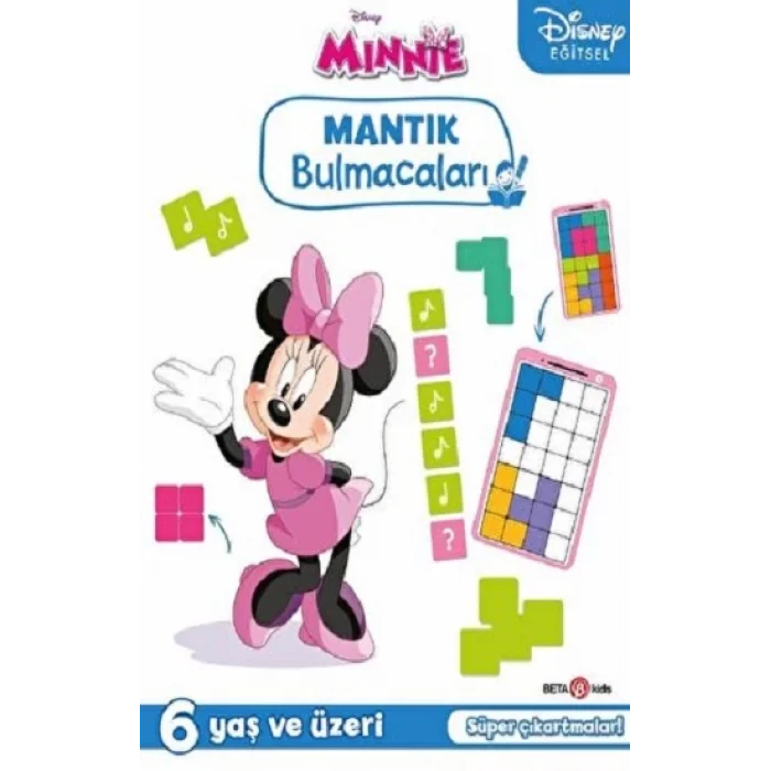Disney Eğitsel Minnie Çıkartmalı Mantık Bulmacaları