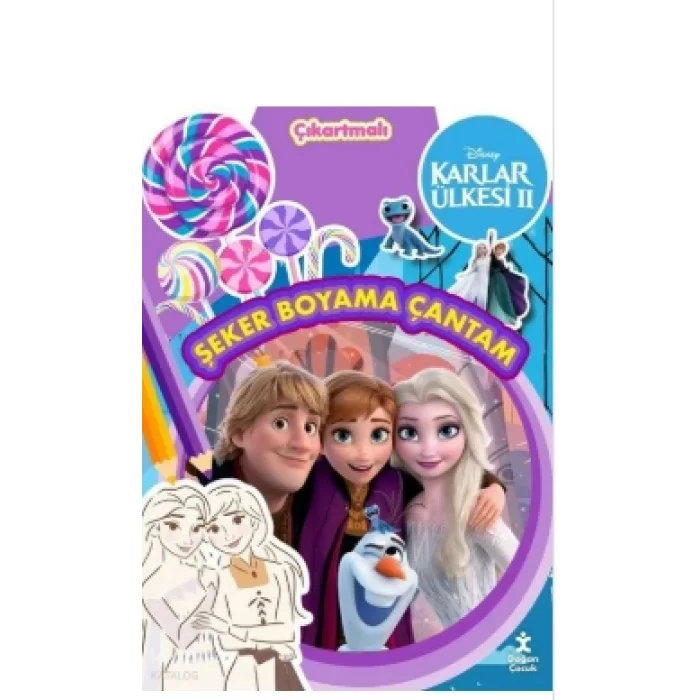 Disney Karlar Ülkesi 2 - Şeker Boyama Çantam - Çıkartmalı