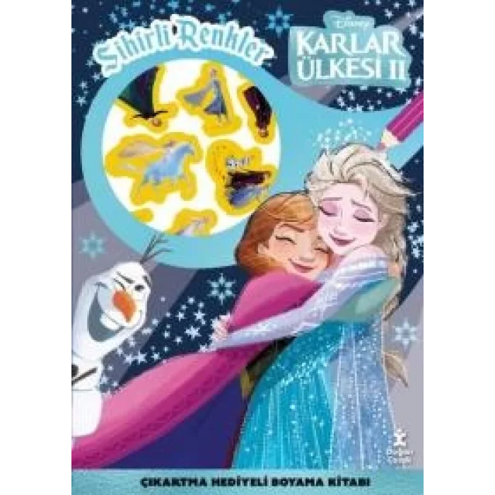 Disney Karlar Ülkesi 2 - Sihirli Renkler Çıkartma Hediyeli Boyama Kitabı