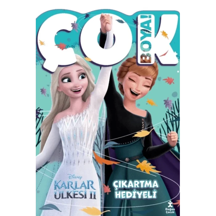 Disney Karlar Ülkesi Çok Boya! Çıkartmalı Dev Boyama Kitabı