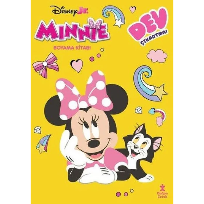 Disney Minnie - Dev Çıkartmalı Boyama Kitabı | Doğan Çocuk (İnce Kapak)