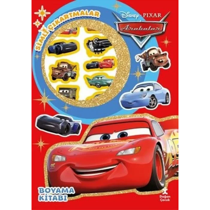 Disney Pixar Arabalar - Star Simli Çıkartmalı Boyama Kitabı