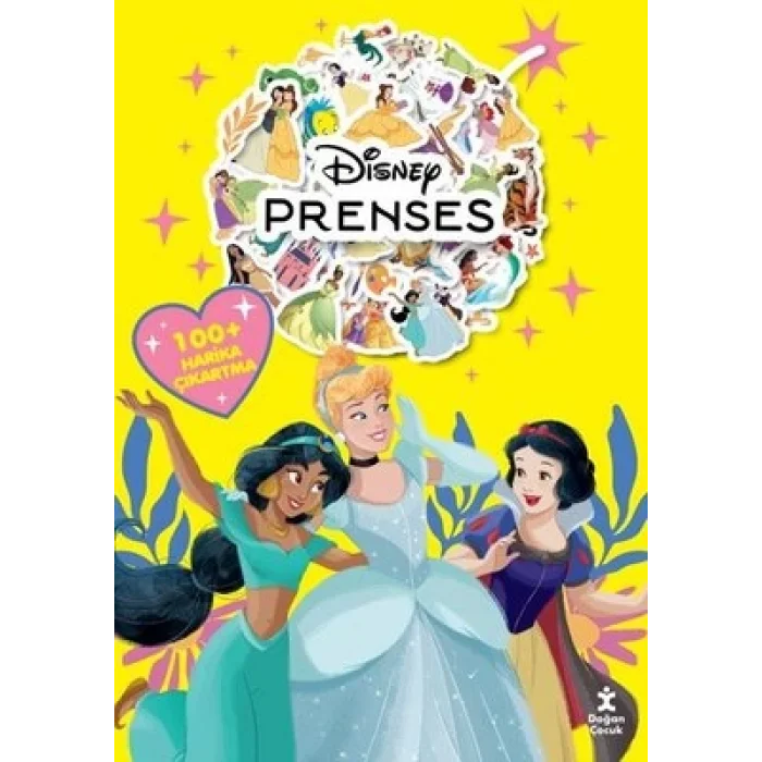 Disney Prenses Boyama Kitabı Çıkartma Bombası 100 + Harika Çıkartma