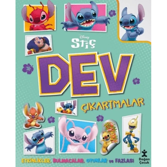 Disney Stiç - Dev Çıkartmalar Etkinlik Kitabı