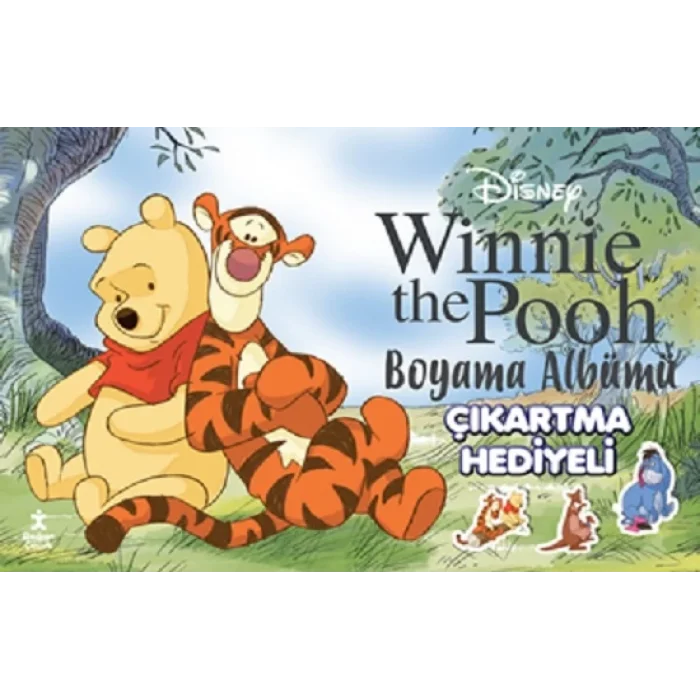 Disney Winnie The Pooh Çıkartma Hediyeli Boyama Albümü
