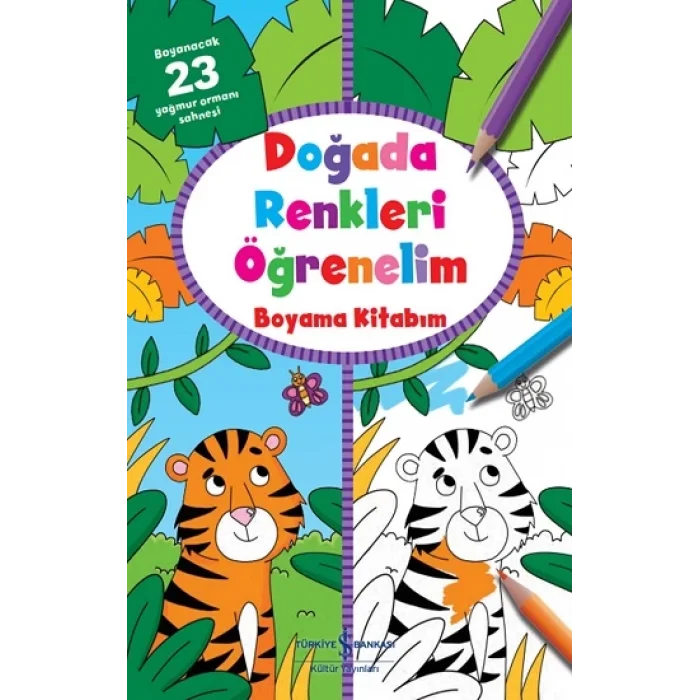 Doğada Renkleri Öğrenelim Boyama Kitabım