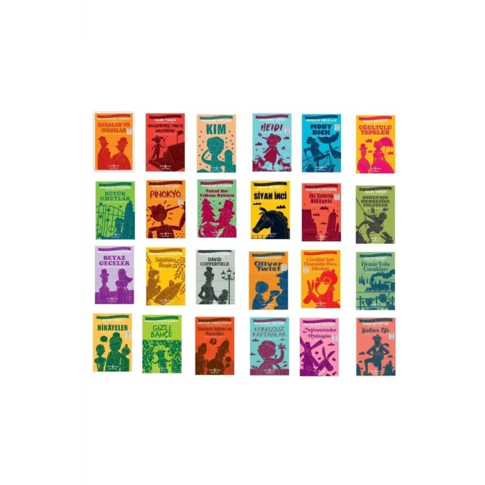 Dünya Çocuk Klasikleri 24 Kitap Set 2 Kısaltılmış Metin