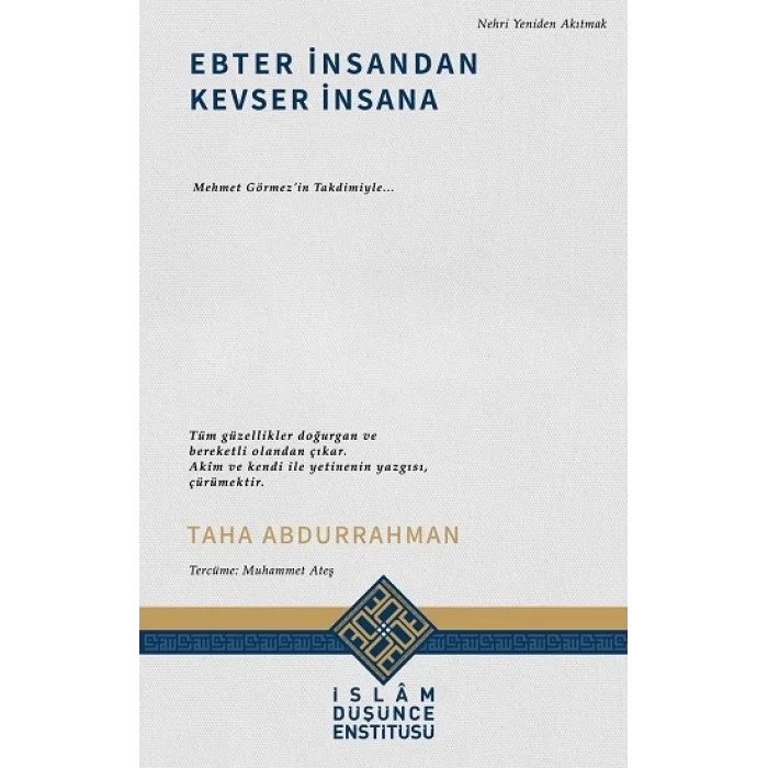 Ebter İnsandan Kevser İnsana