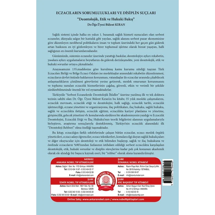 Eczacıların Sorumlulukları ve Disiplin Suçları