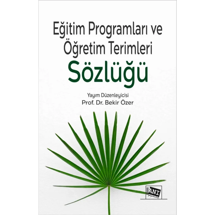 Eğitim Programları ve Öğretim Terimleri Sözlüğü