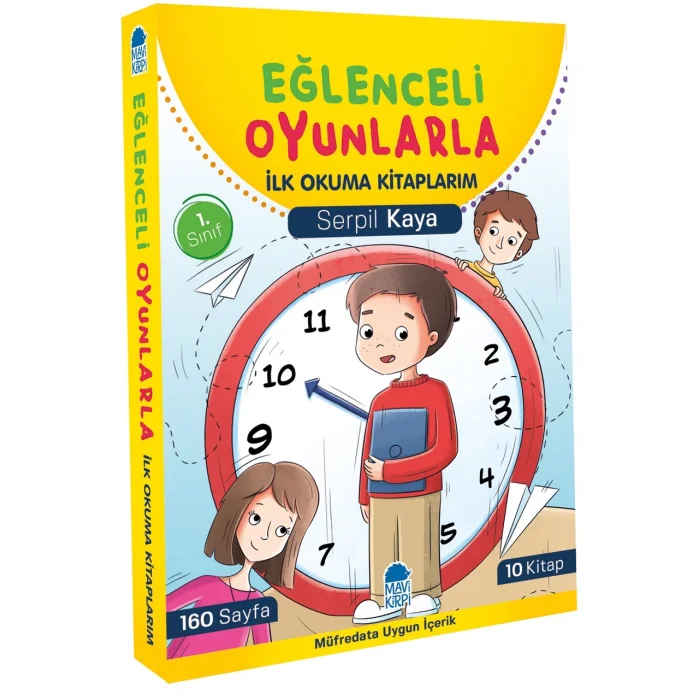 Eğlenceli Oyunlarla İlk Okuma Kitaplarım -Set (10 Kitap)