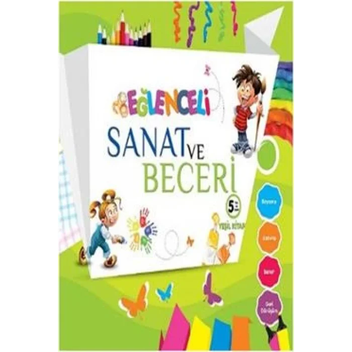 Eğlenceli Sanat ve Beceri Yeşil Kitap (5 Yaş)