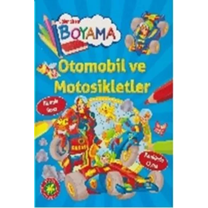 Eğlendiren Boyama - Otomobil ve Motosikletler