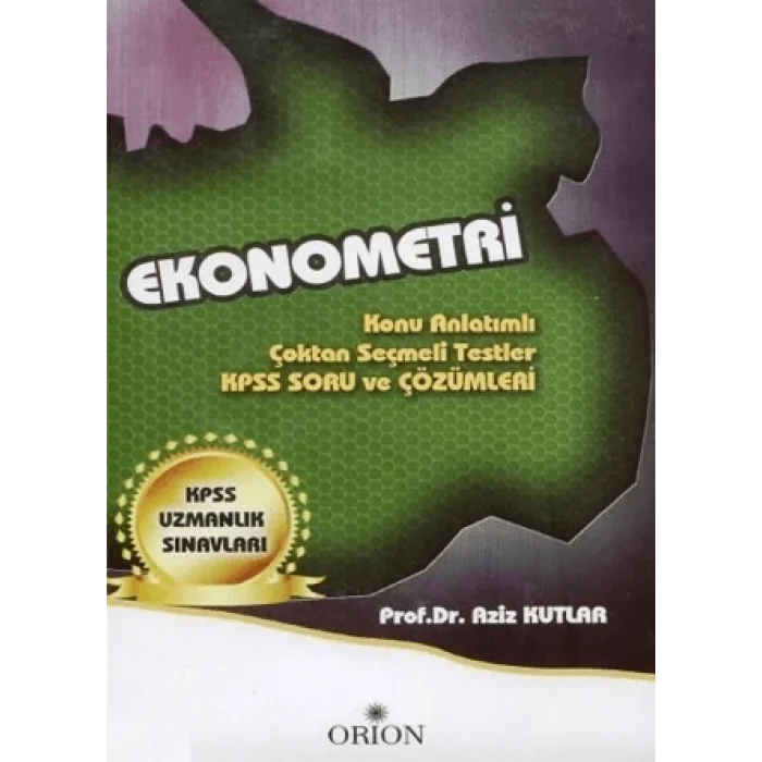 Ekonometri (KPSS Uzmanlık Sınavları)