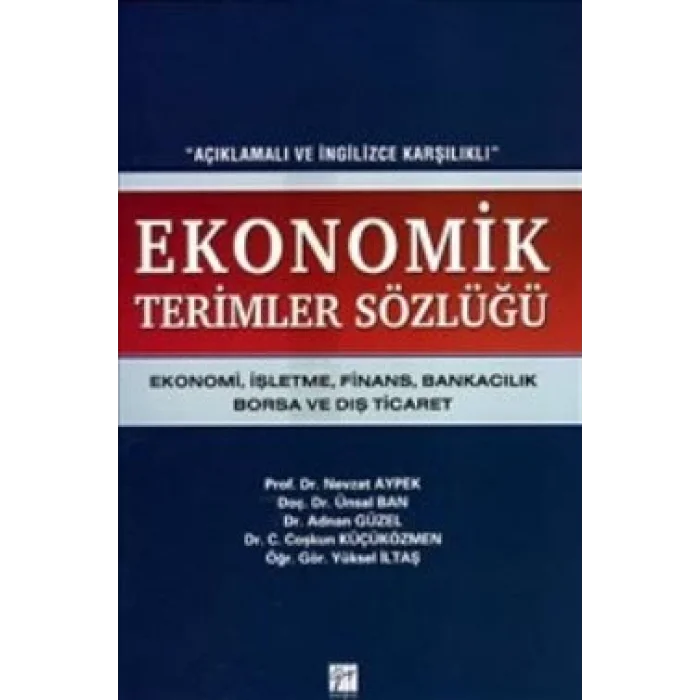 Ekonomik Terimler Sözlüğü
