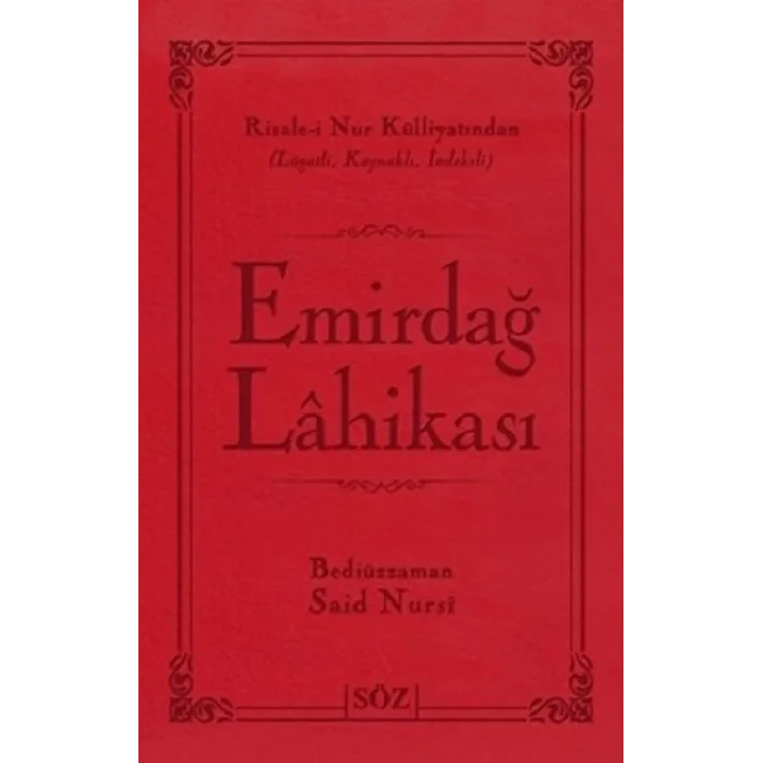 Emirdağ Lahikası (Ciltli)