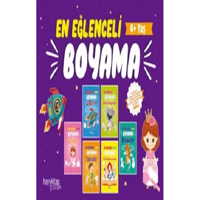 En Eğlenceli Boyama 6lı Set