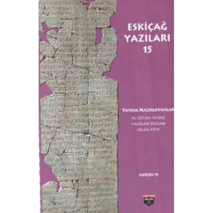 Eski Çağ Yazıları 15