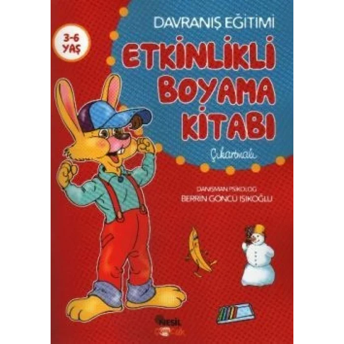 Etkinlikli Boyama Kitabı (Çıkartmalı)