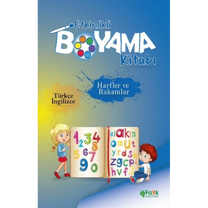 Etkinlikli Boyama Kitabı Harfler ve Rakamlar