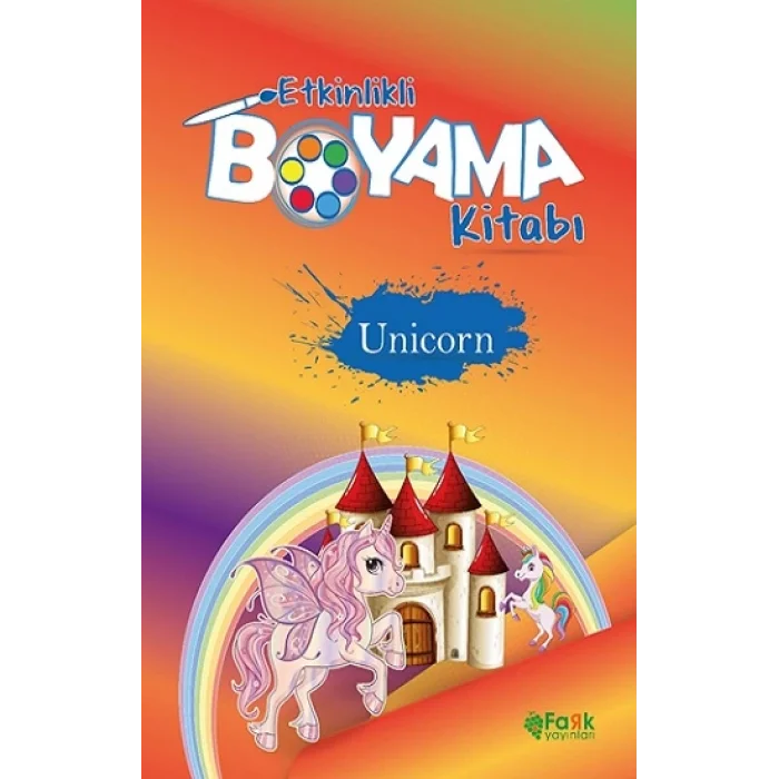 Etkinlikli Boyama Kitabı Unicorn