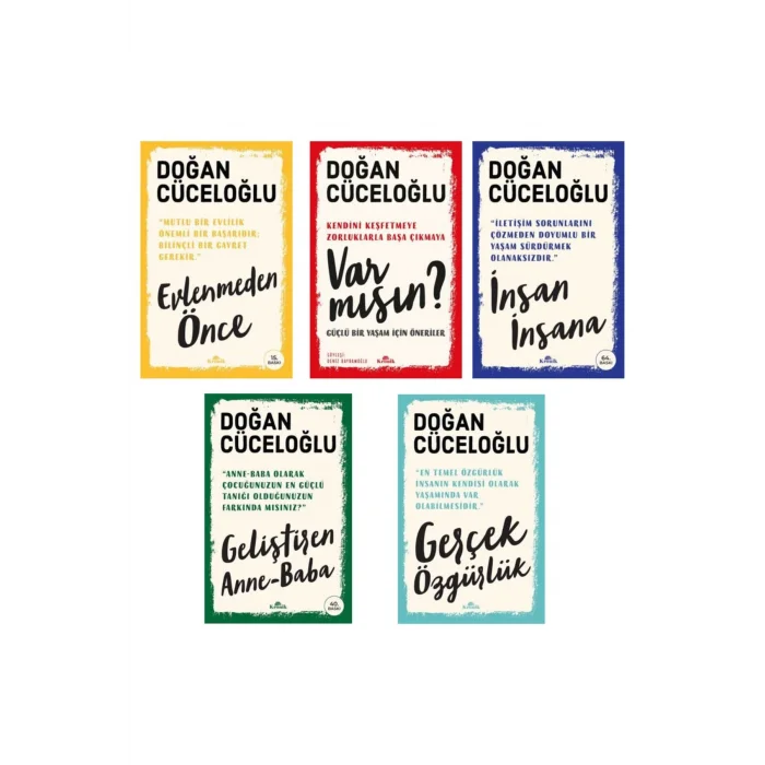 Evlenmeden Önce + Var Mısın ? + Insan Insana + Geliştiren Anne Baba + Gerçek Özgürlük- 5 Kitap Set