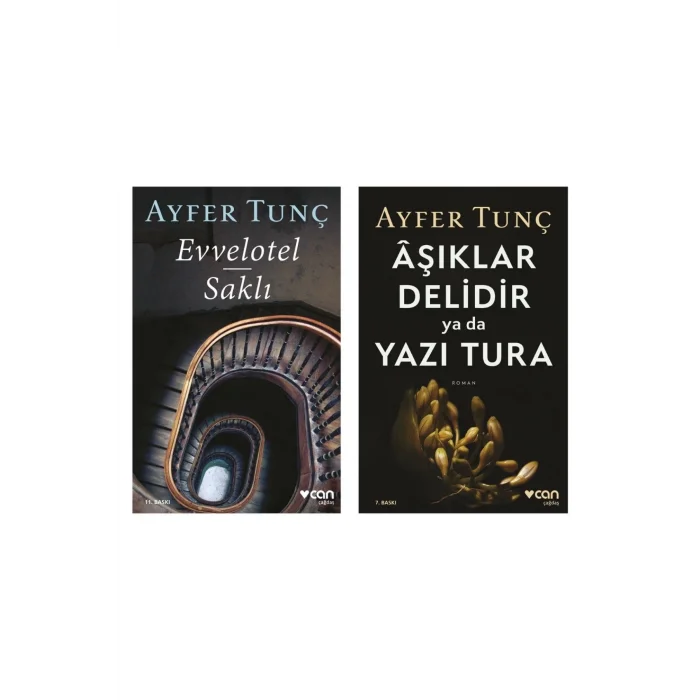 Evvelotel - Saklı + Aşıklar Delidir Ya Da Yazı Tura- 2 Kitap Set - Iş Bankası Özel Set Evvelotel - S
