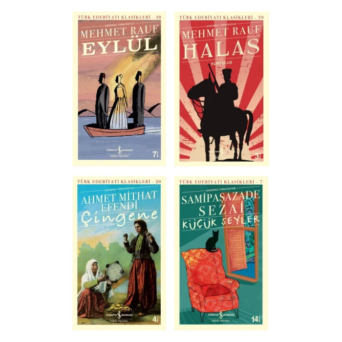 Eylül + Halas - Kurtuluş + Çingene + Küçük Şeyler (günümüz Türkçesiyle)- 4 Kitap Set