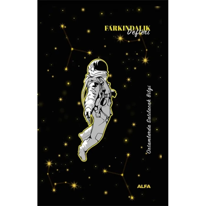 Farkındalık Defteri - Ortamlarda Satılacak Bilgi -Siyah Kapak (Ciltli)