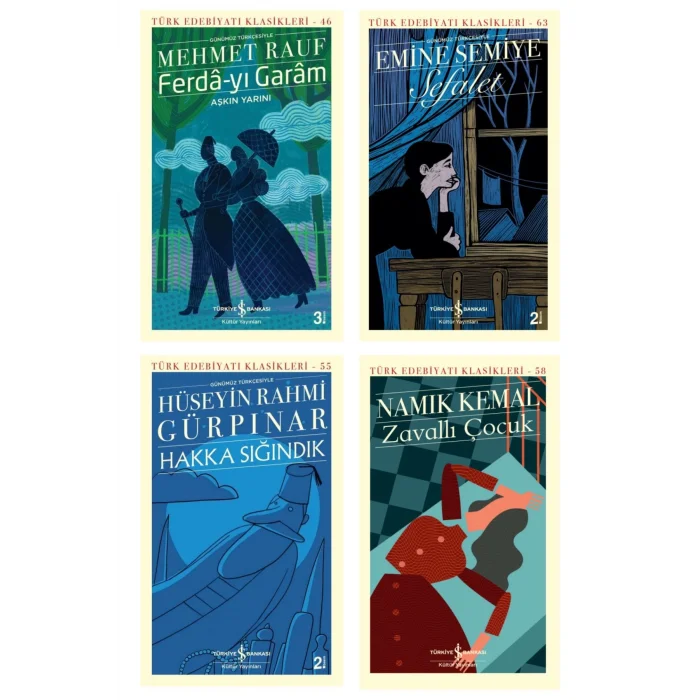 Ferda-yı Garam + Hakka Sığındık + Sefalet + Zavallı Çocuk- 4 Kitap Set