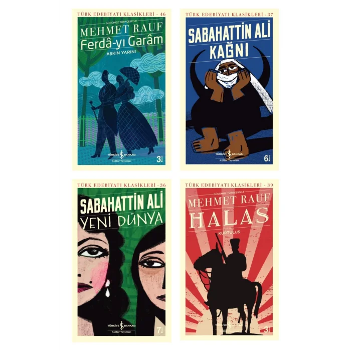Ferda-yı Garam + Kağnı + Yeni Dünya + Halas - Kurtuluş- 4 Kitap Set